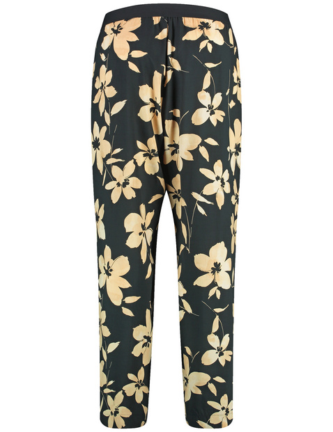 Palazzohose mit Floral-Print