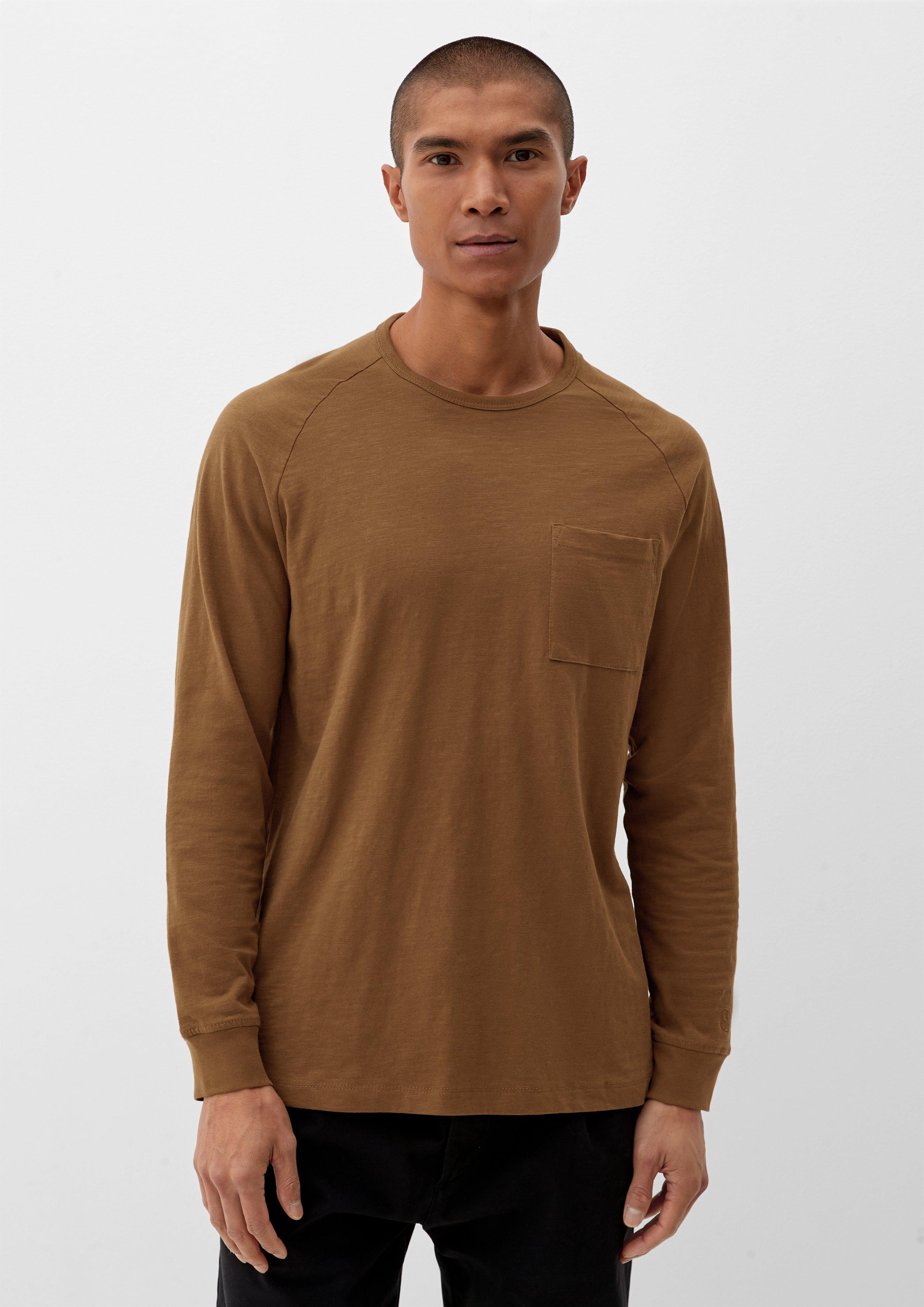 Langarmshirt mit Flammgarnstruktur  2119214-8592
