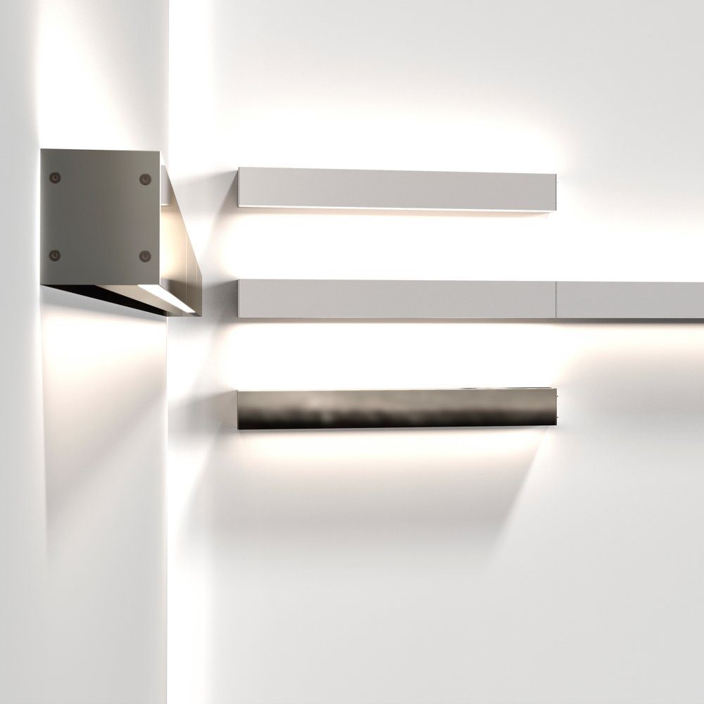 click-licht LED Wandleuchte Designer Wandleuchte IPS16, chrom, IP44, inkl. LED, by Bonnelycke MDD, keine Angabe, Leuchtmittel enthalten: Ja, fest verbaut, LED, warmweiss, Wandleuchte, Wandlampe, Wandlicht