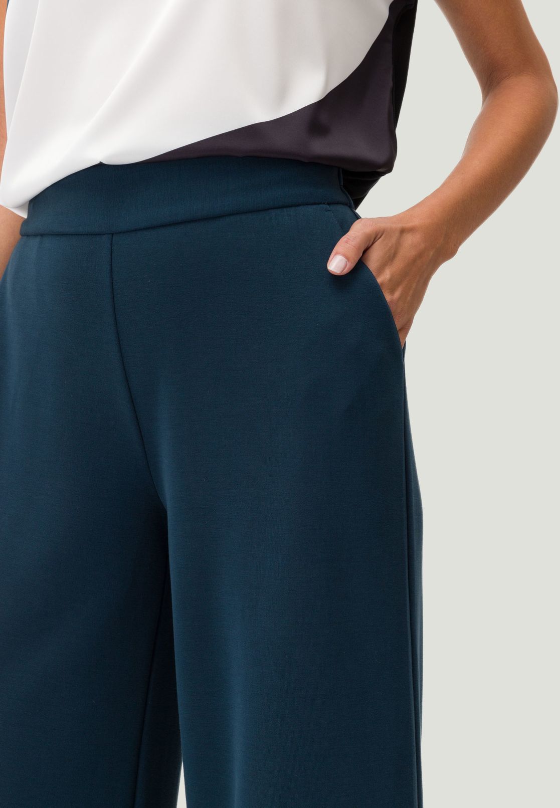 Jerseyhose mit weitem Bein
