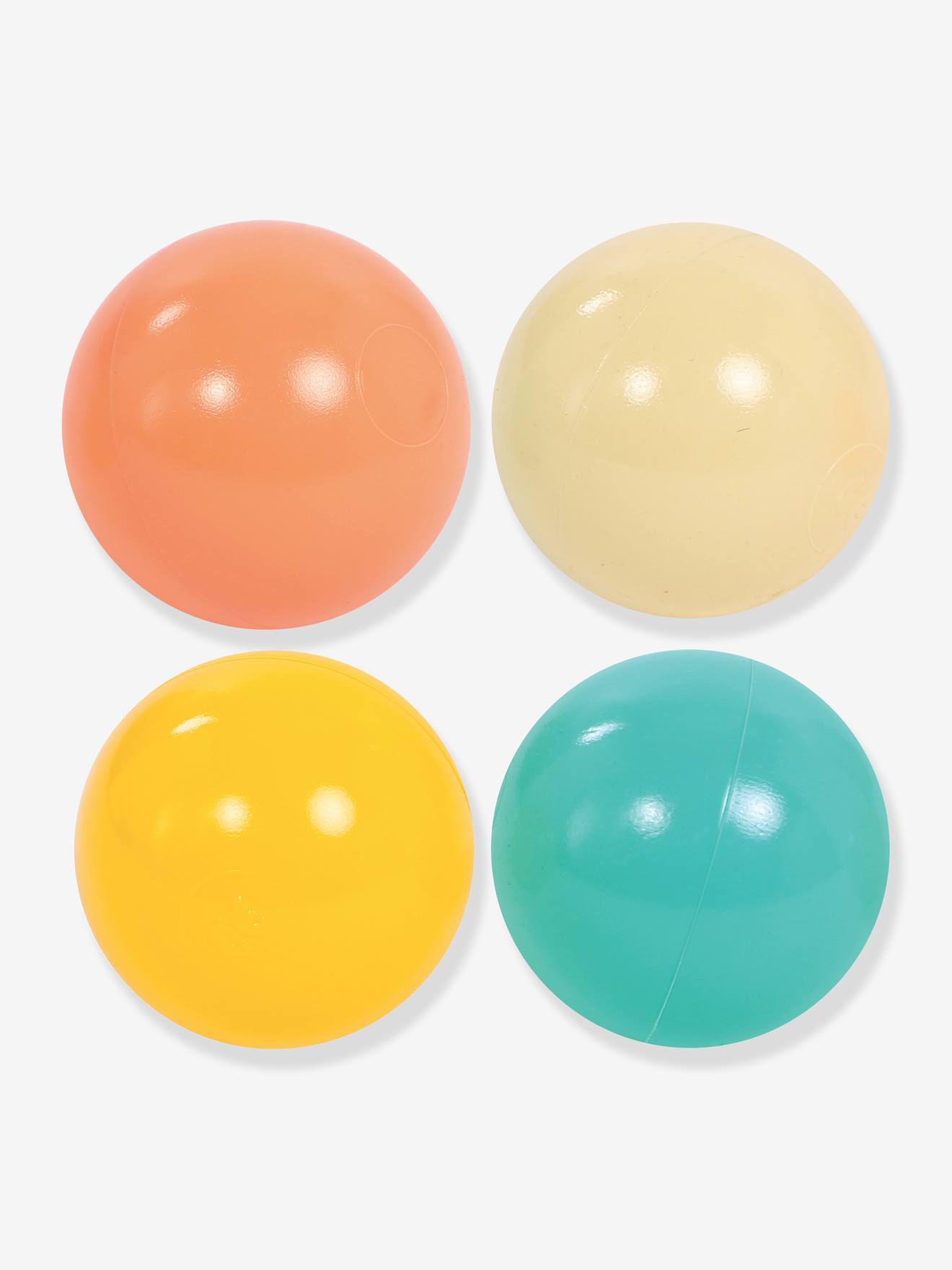 Ludi 60 Baby Bälle für Bällebad LUDI - mehrfarbig