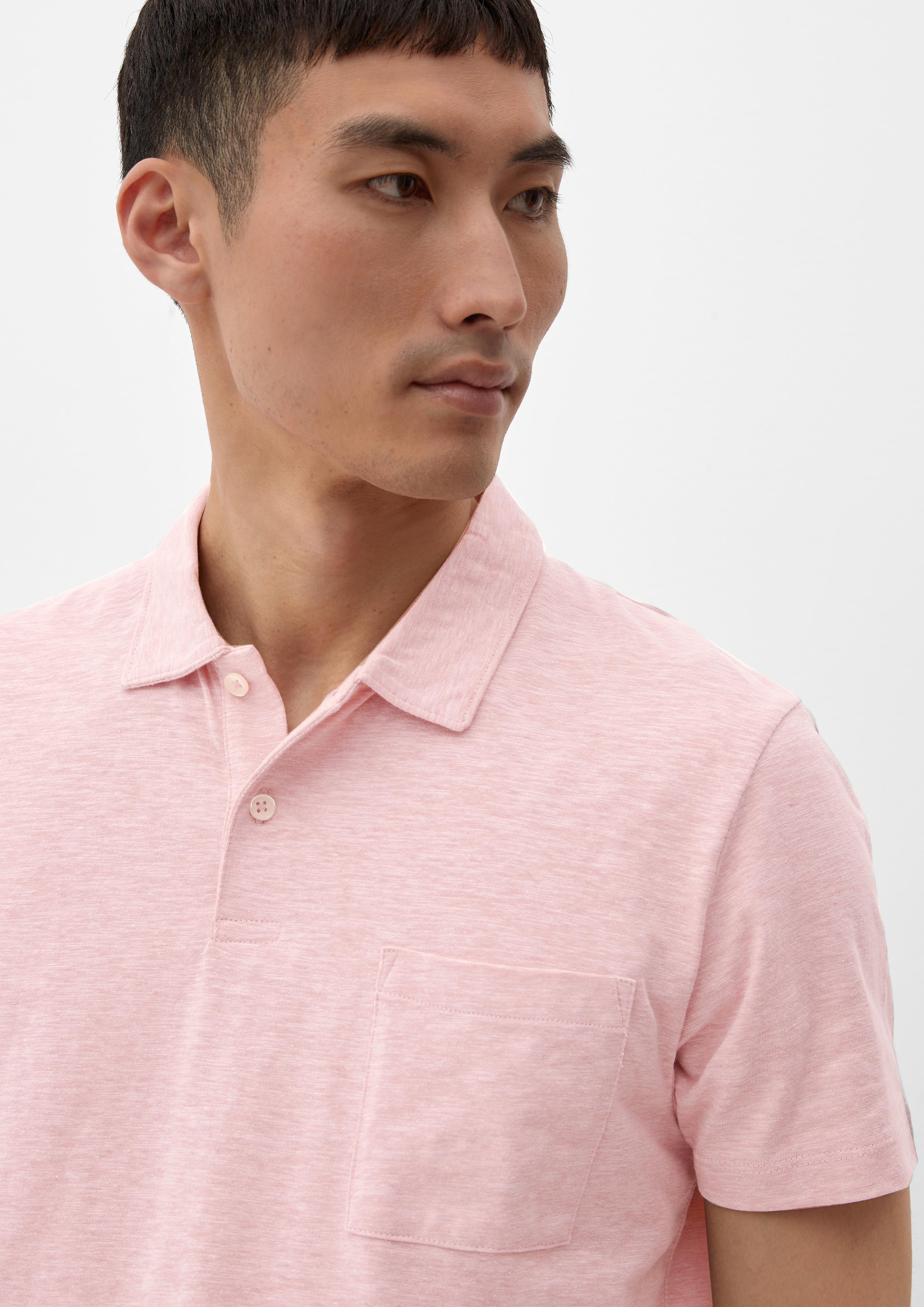 Poloshirt mit Flammgarnstruktur  2129857-41W2