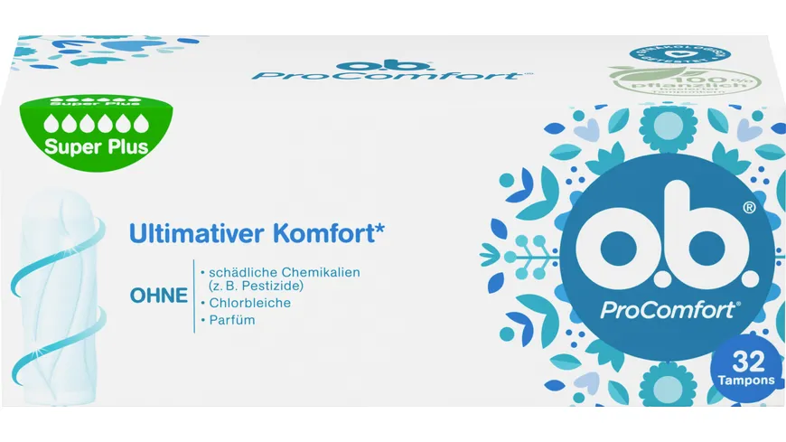 O.B. Tampons ProComfort Super Plus 32er