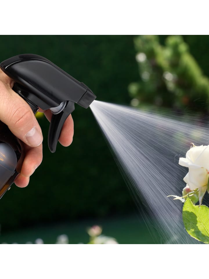 relaxdays 4 x Sprühflasche in Braun/ Schwarz - 500 ml günstig kaufen onesize