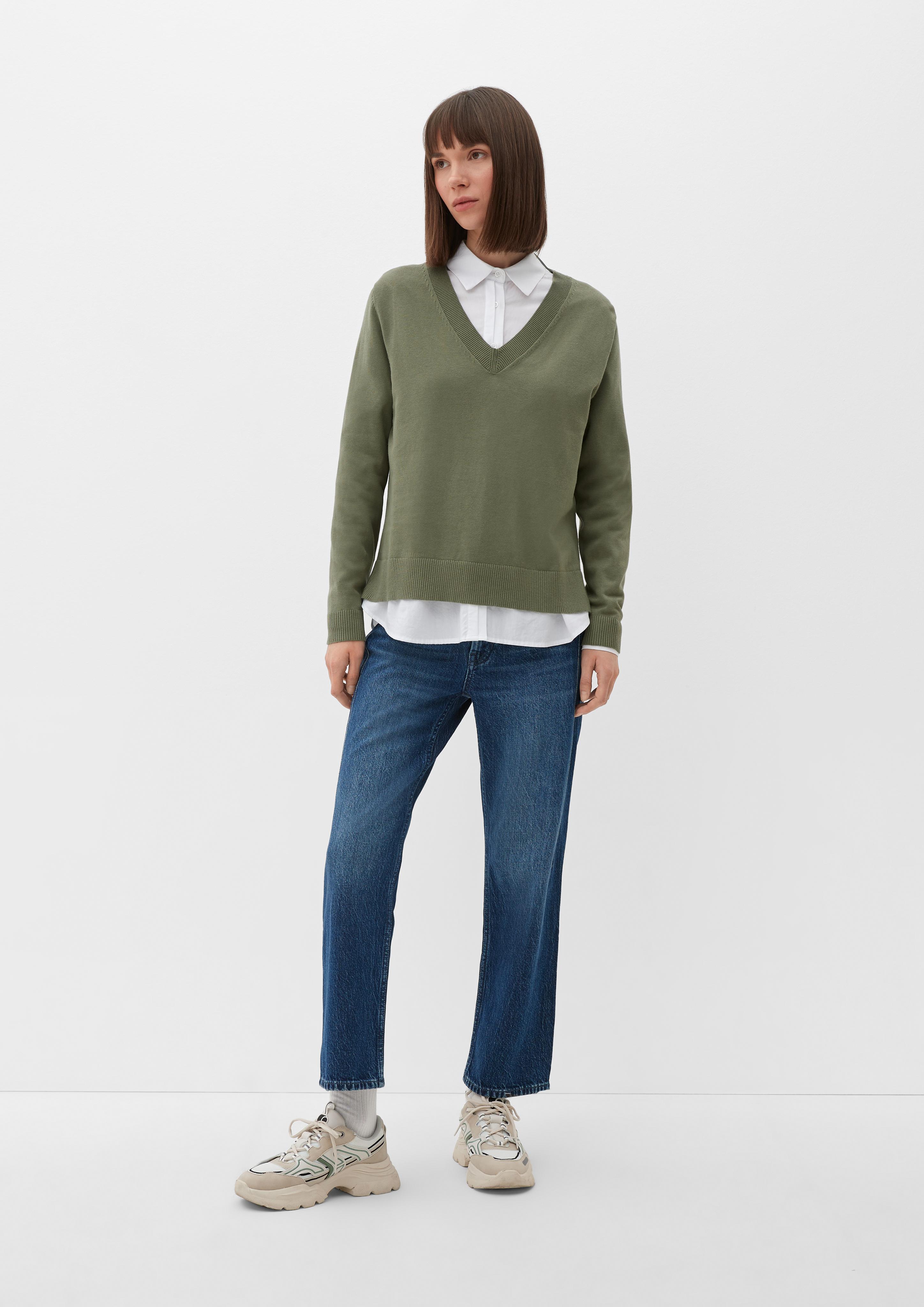 Feinstrickpullover aus Viskosemix  2118888-7928