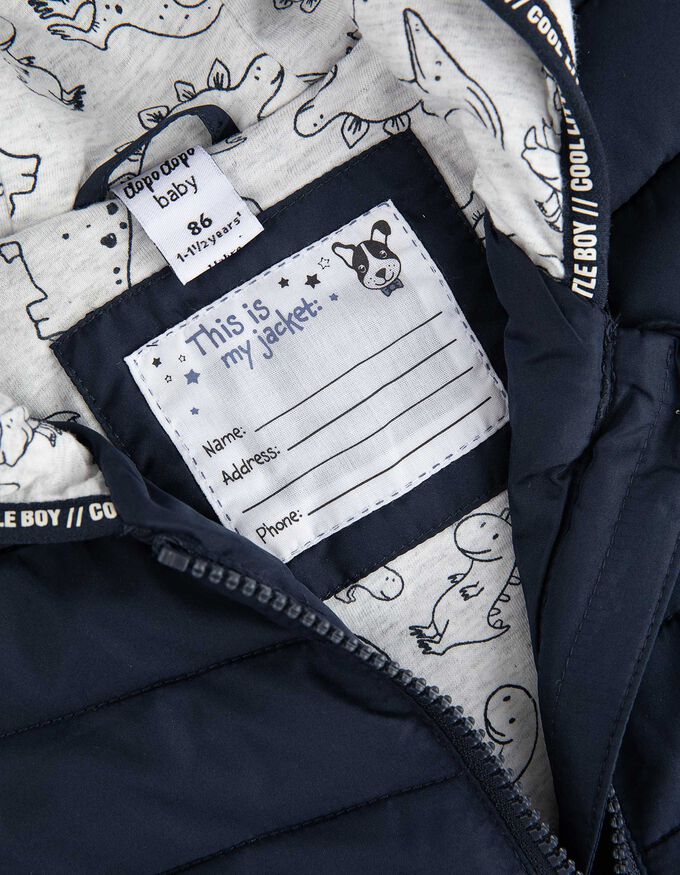 Steppjacke - Aufnäher