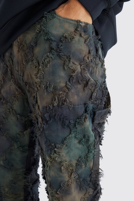 Tall Slim-Fit Camouflage Cargohose