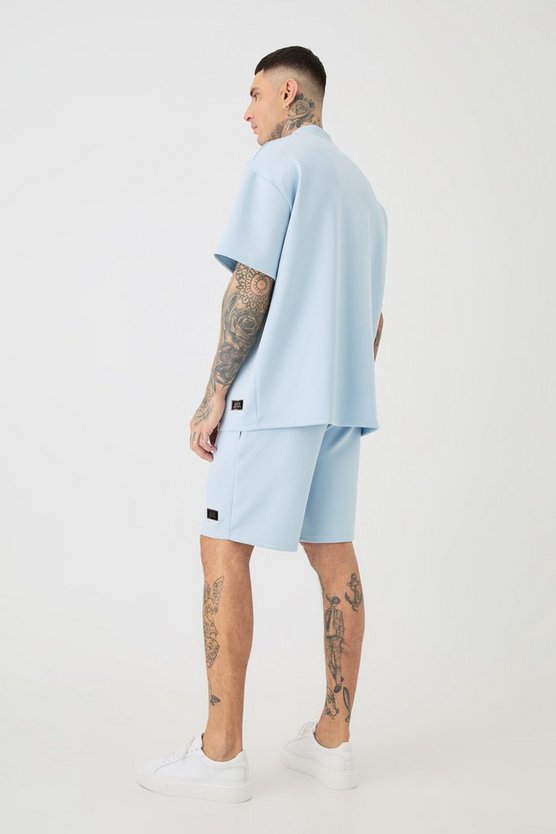 Tall Oversize Scuba T-Shirt & lockere Shorts