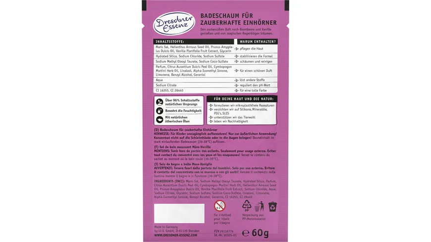 Dresdner Essenz Badeschaum You are the rainbow 60 g