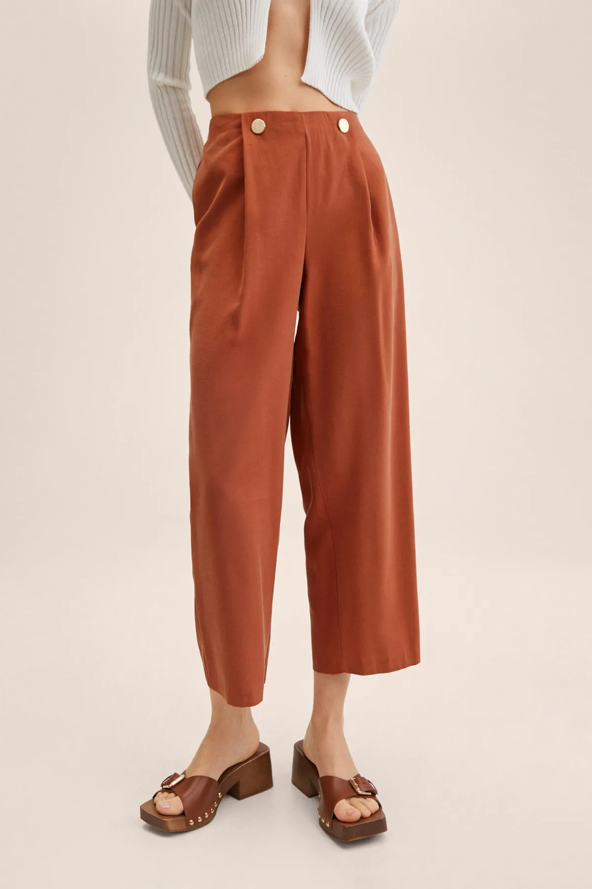 MANGO  27006306 Damen/Mädchen Gebranntes Orange
