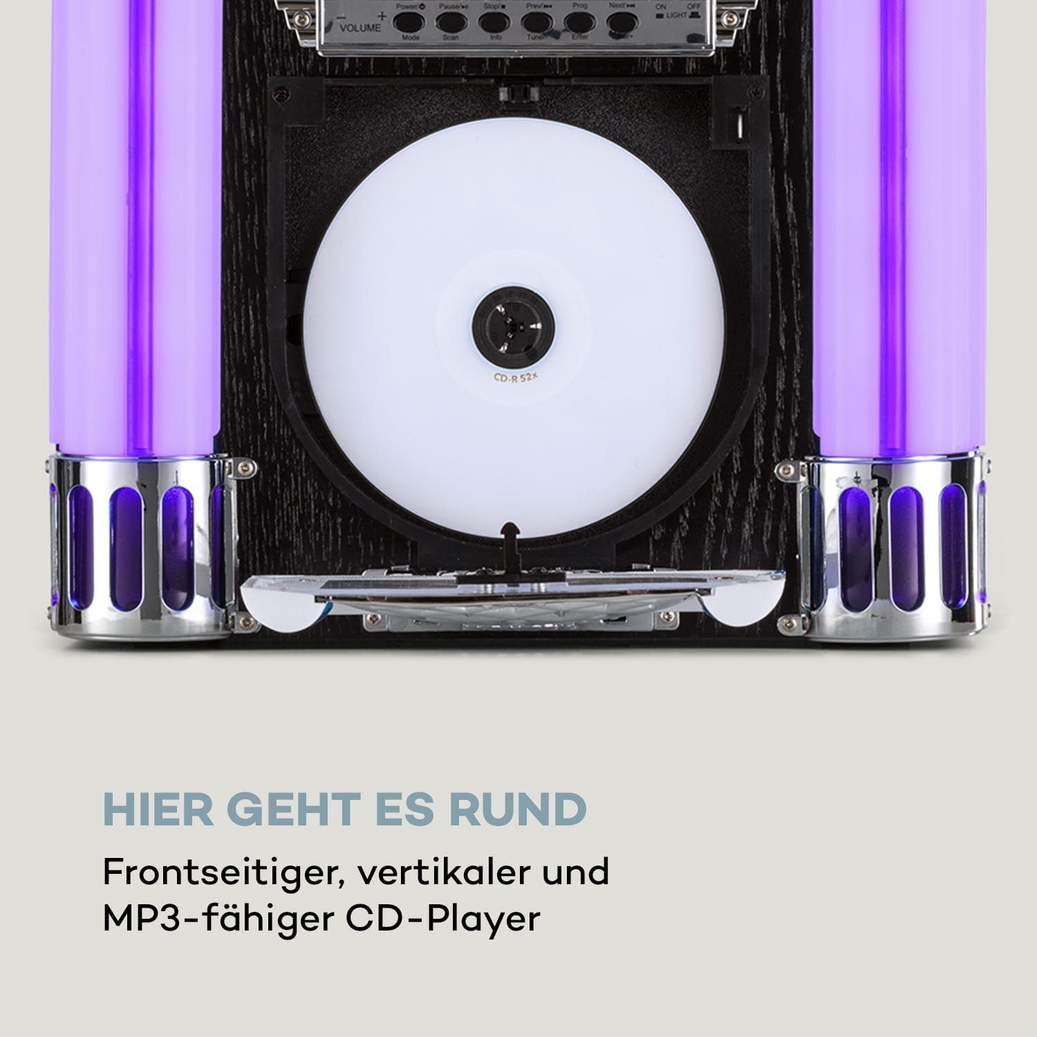 Auna Arizona DAB+ Stereoanlage (DAB+/UKW-Radio alle Sender digital oder analog)
