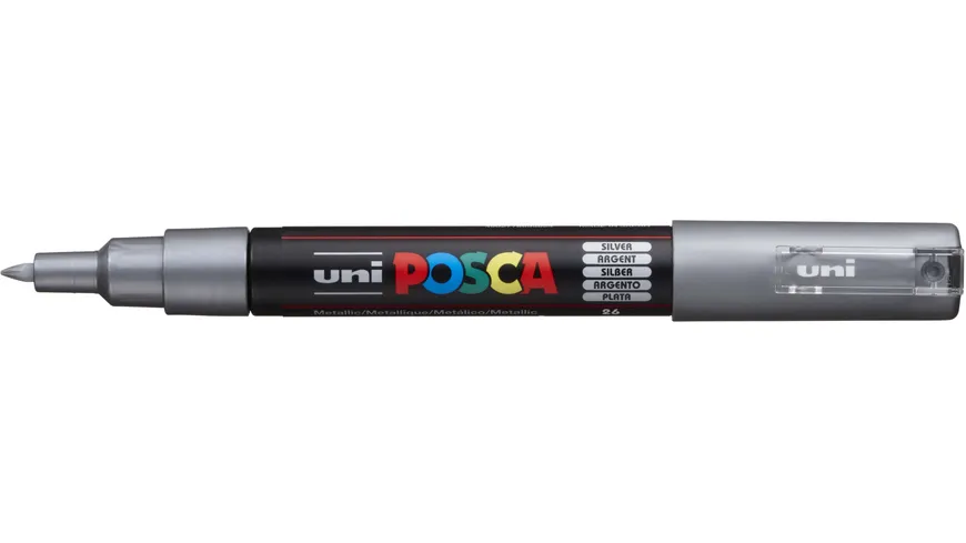 FABER-CASTELL  Marker UNI POSCA PC-1MC silber silber
