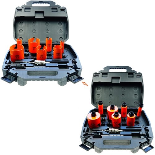 GRN Tools 550G-SET7 7-delige multi-construct gatzagenset in koffer (S-lock)