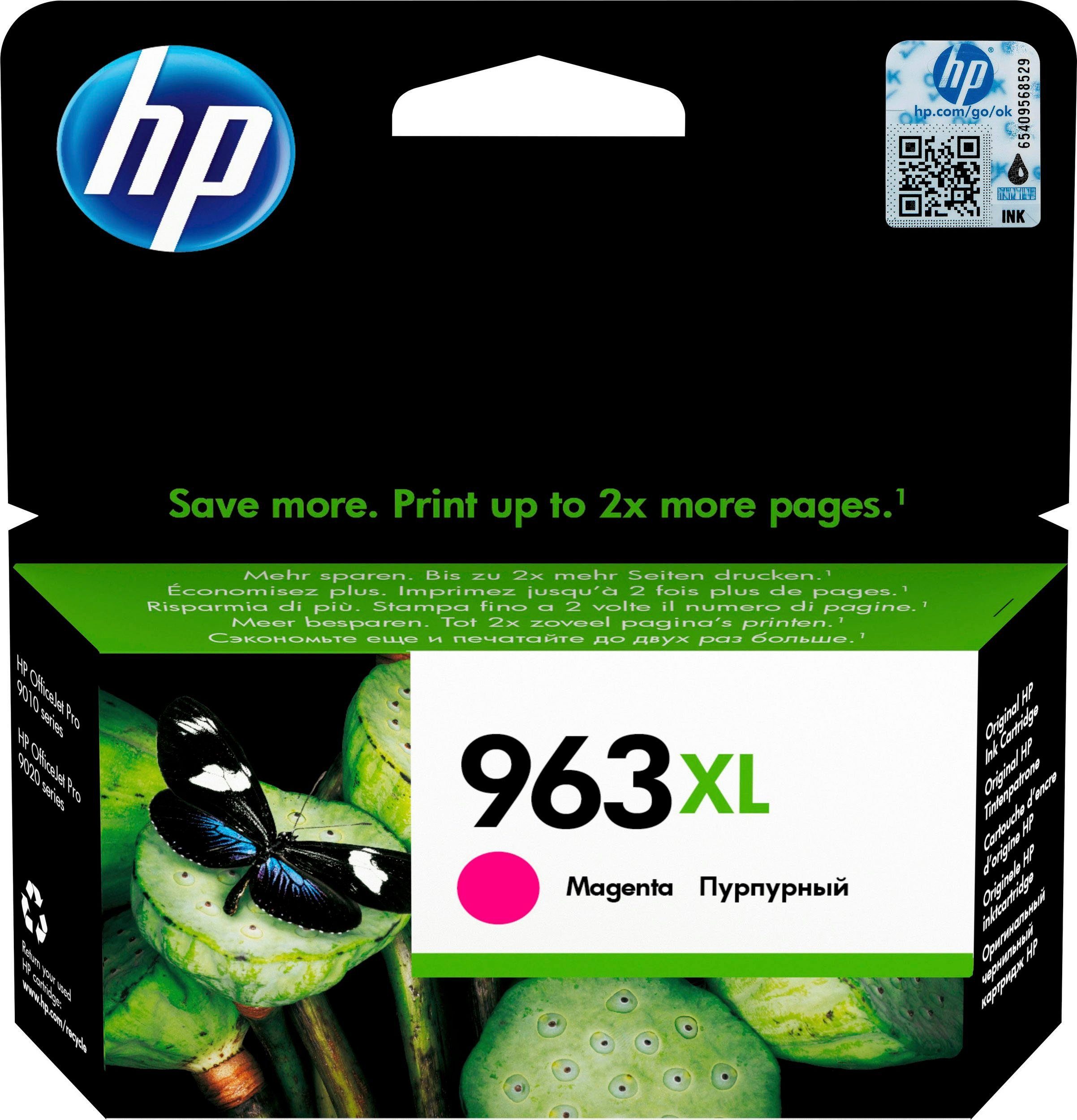 HP 963XL Tintenpatrone (1-tlg., original Druckerpatrone 963 magenta XL)
