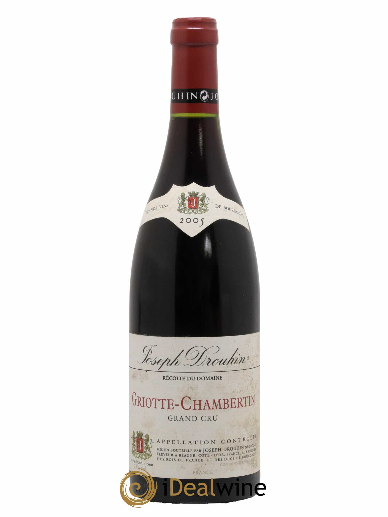 Griotte-Chambertin Grand Cru Joseph Drouhin  2005 - Lot de 1 Bouteille