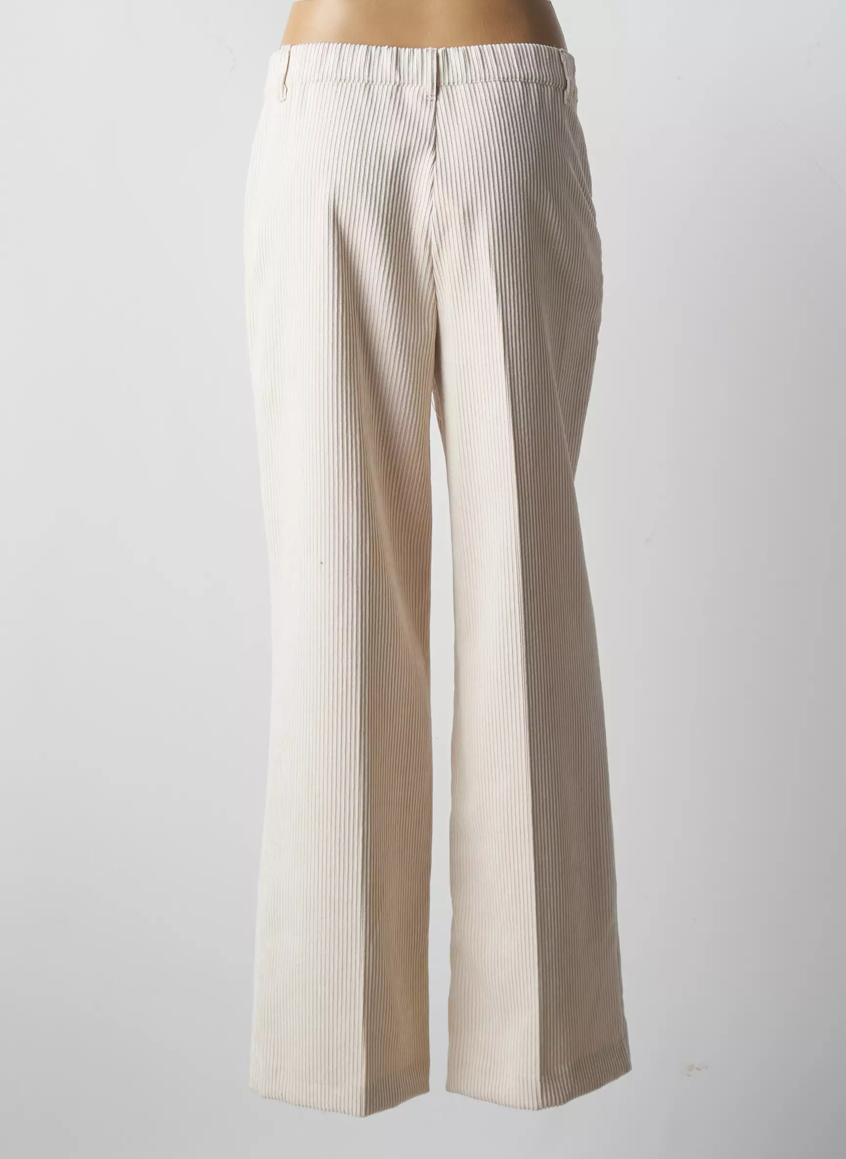 Rinascimento Pantalons Larges Femme couleur beige