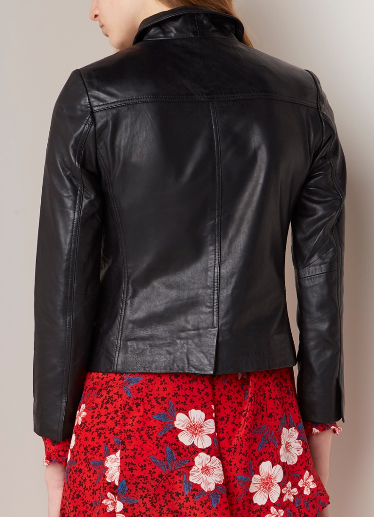 Geaca Zadig&Voltaire Liam scurta din piele de miel
