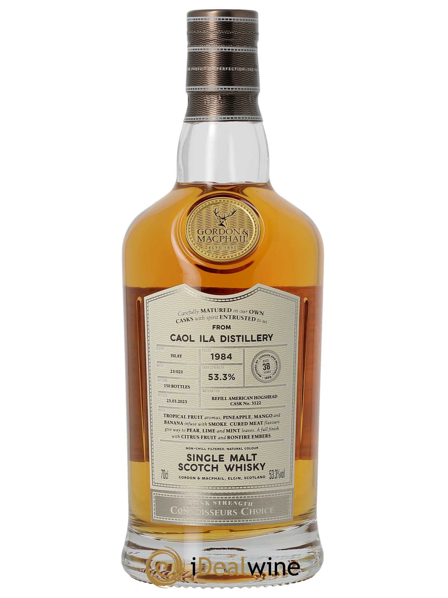 Whisky Caol Ila 39 ans Gordon & Macphail  1984 - Lot de 1 Bouteille