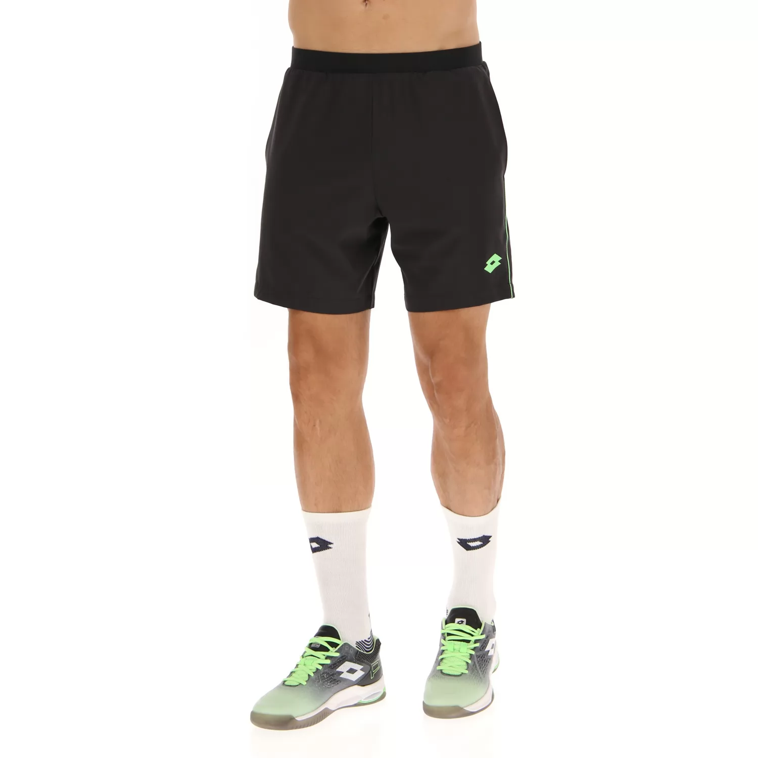 SUPERRAPIDA V SHORT HELT SVART/GRÖNT APPLE NEO