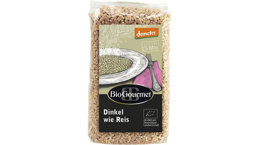 BioGourmet Dinkel wie Reis geschliffener  Dinkel 500 g