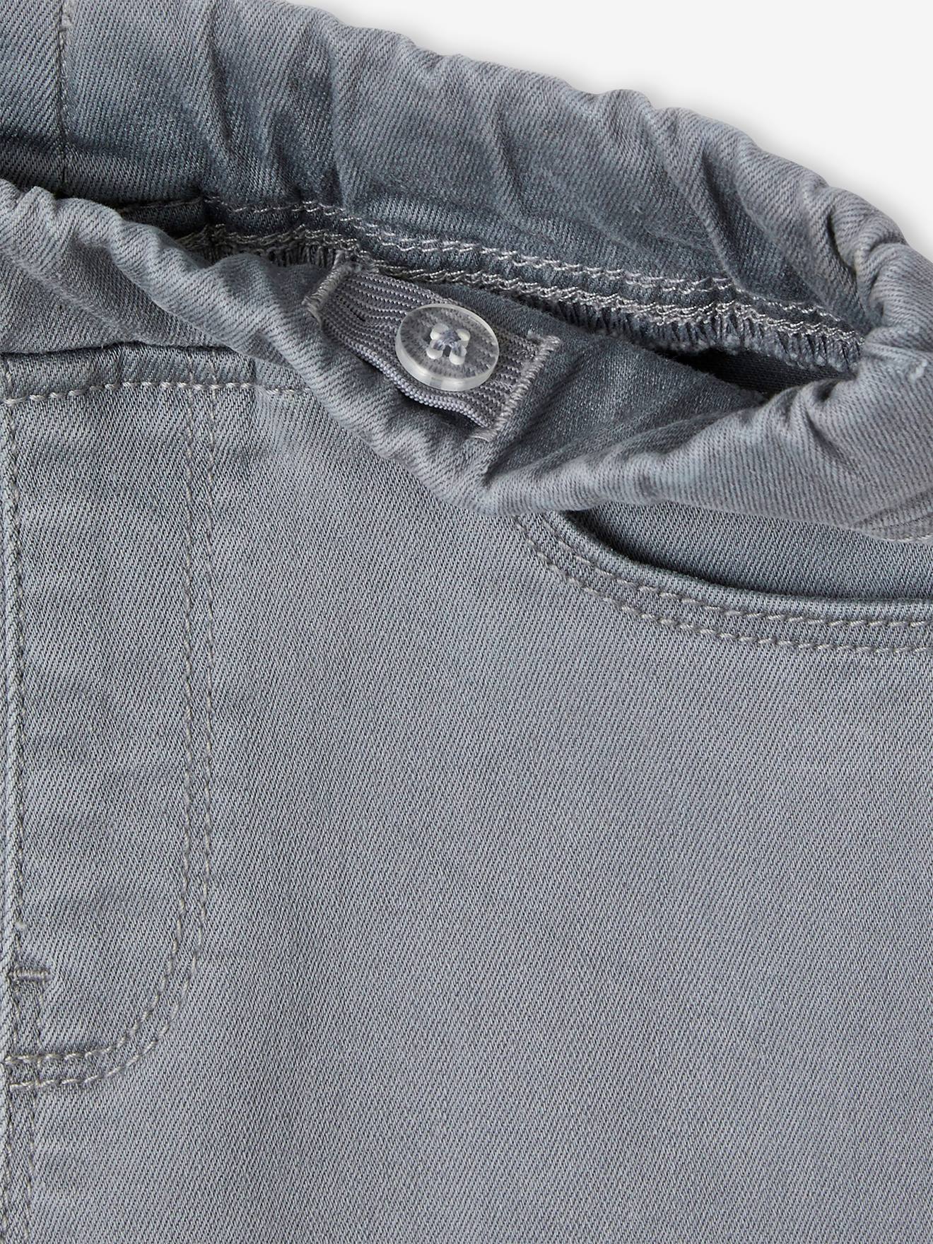 Vertbaudet Mädchen Jeggings BASIC Oeko-Tex - grau