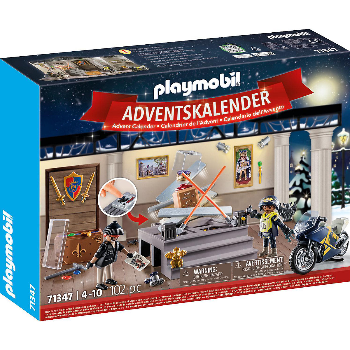 PLAYMOBIL® 71347 Adventskalender Polizei Museumsdiebstahl