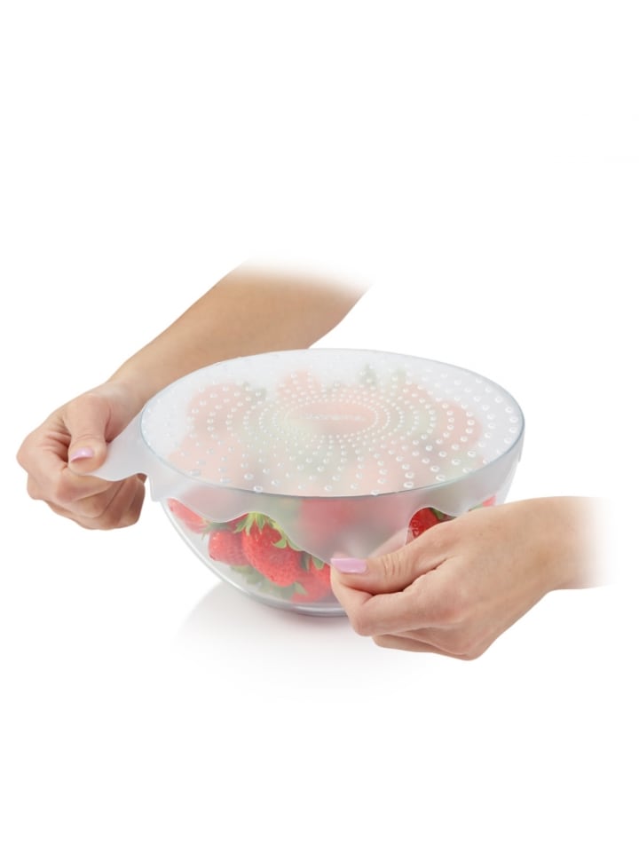 Tescoma Elast. Silikon-Deckel 4FOOD 17&23cm, 2 Stück in transparent günstig kaufen zweistöckig