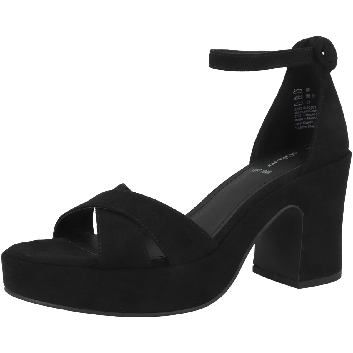 s.Oliver 5-28318-20 Sandaletten schwarz
