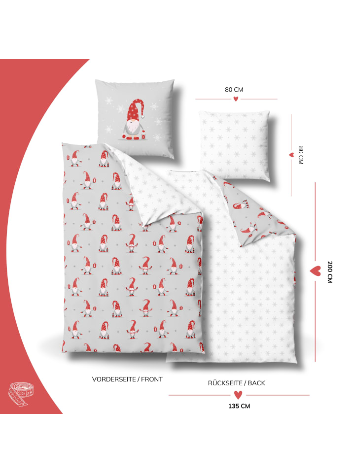 TRAUMHELDEN Bettwäsche-Set Biber/Flanell 