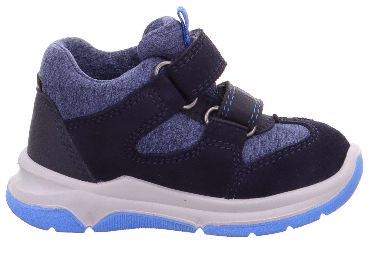 COOPER - Blau/Hellblau Sneaker low mit Klettverschluss