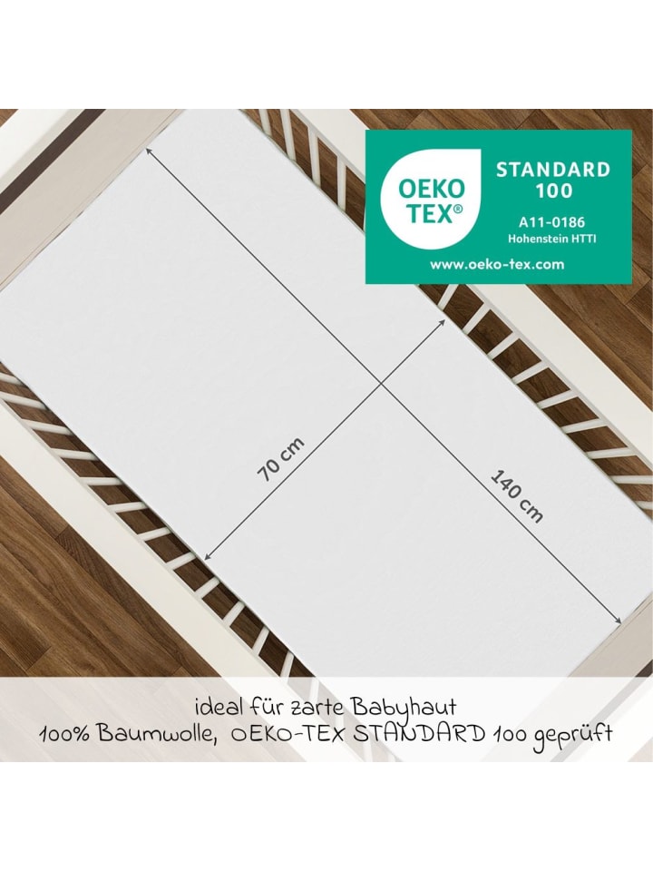 Alvi 4-tlg. Matratzen-Set für Kinderbett 70x140 in weiss günstig kaufen onesize