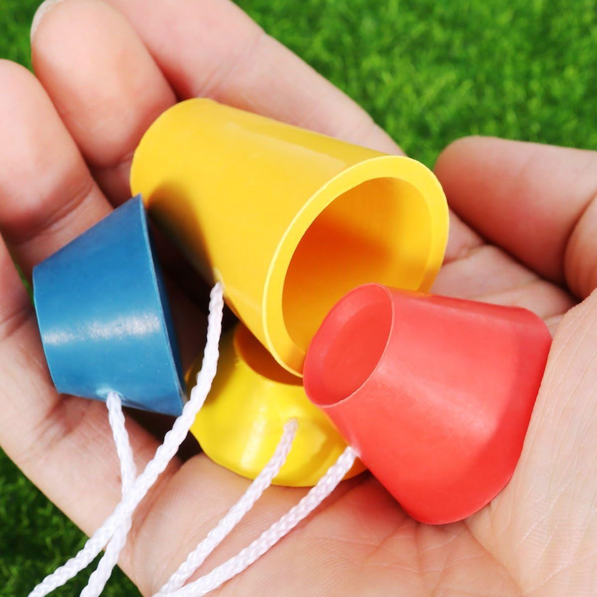 Sarfly Golftee 4pcs Jumbo Gummi Winter Golf Tees mit verschiedenen Höhen, Fliegen nicht während des Abschlags