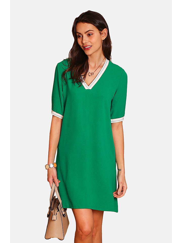 ASSUILI Kleid in Grün günstig kaufen