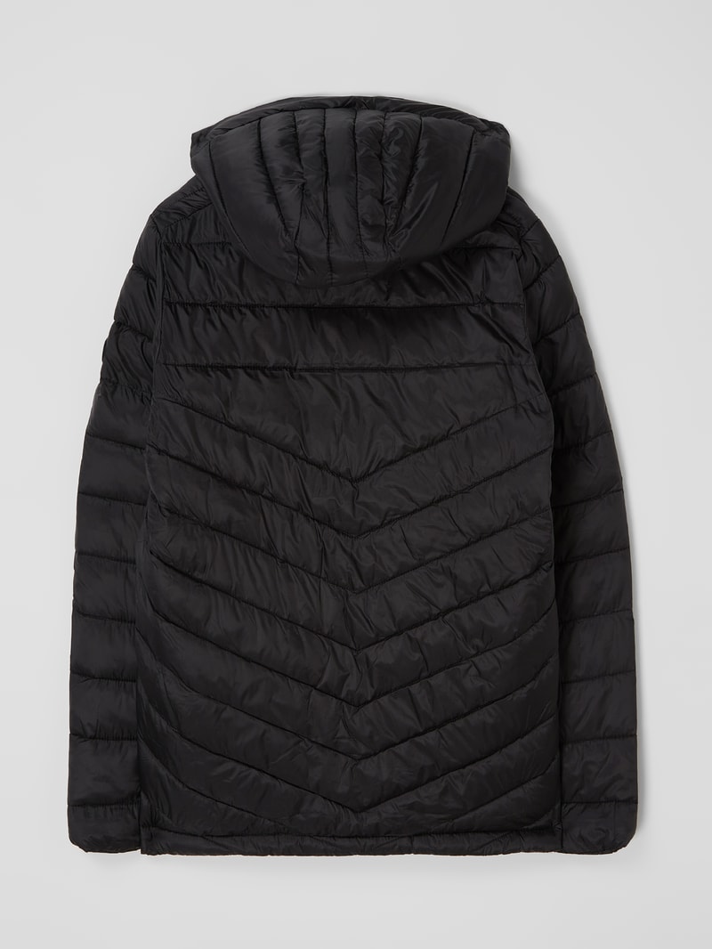 Steppjacke mit Kapuze Modell 'Ehero' in schwarz