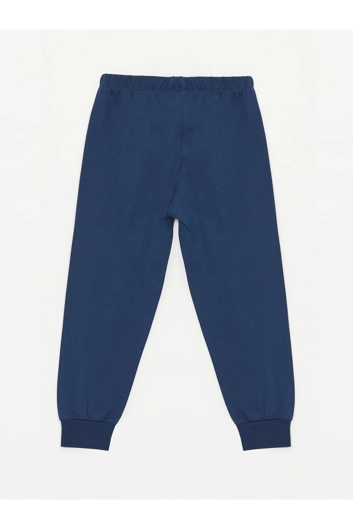 LC Waikiki  Bedrucktes Langarm-Pyjama-Set für Jungen mit Rundhalsausschnitt