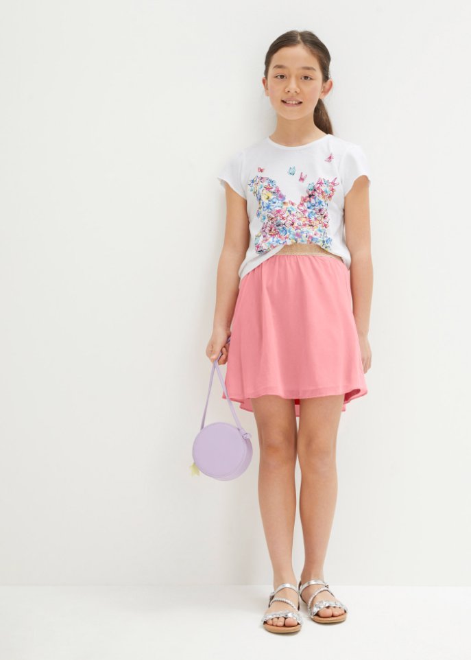 Mädchen Shirt + Rock (2-tlg.Set)