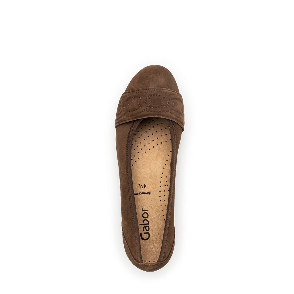 Gabor fashion Sportliche Ballerina braun