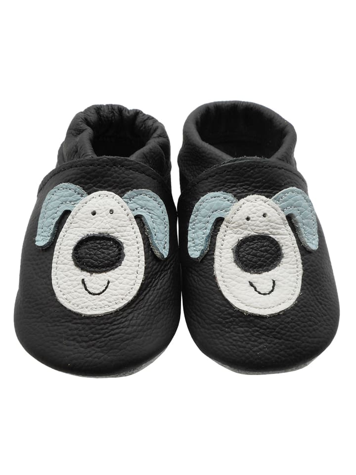 Yalion Leder-Krabbelschuhe 