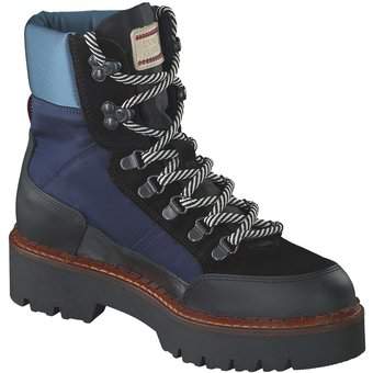 SCOTCH & SODA Olivine Schnür Boots in blau