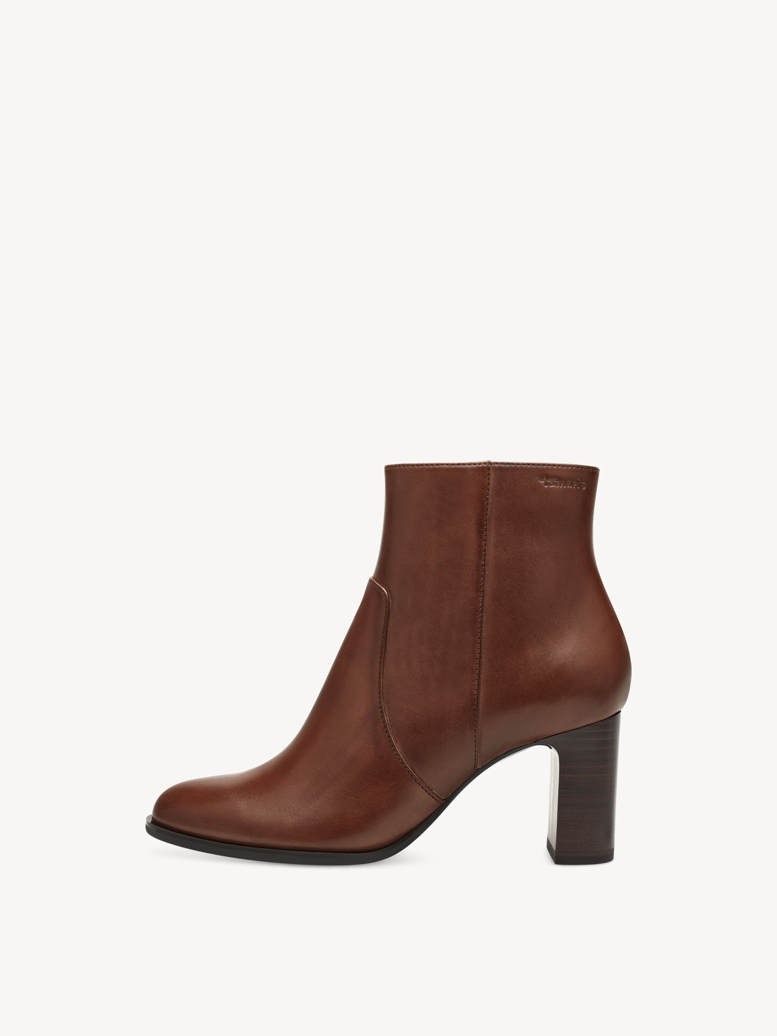 Bottine en cuir - marron