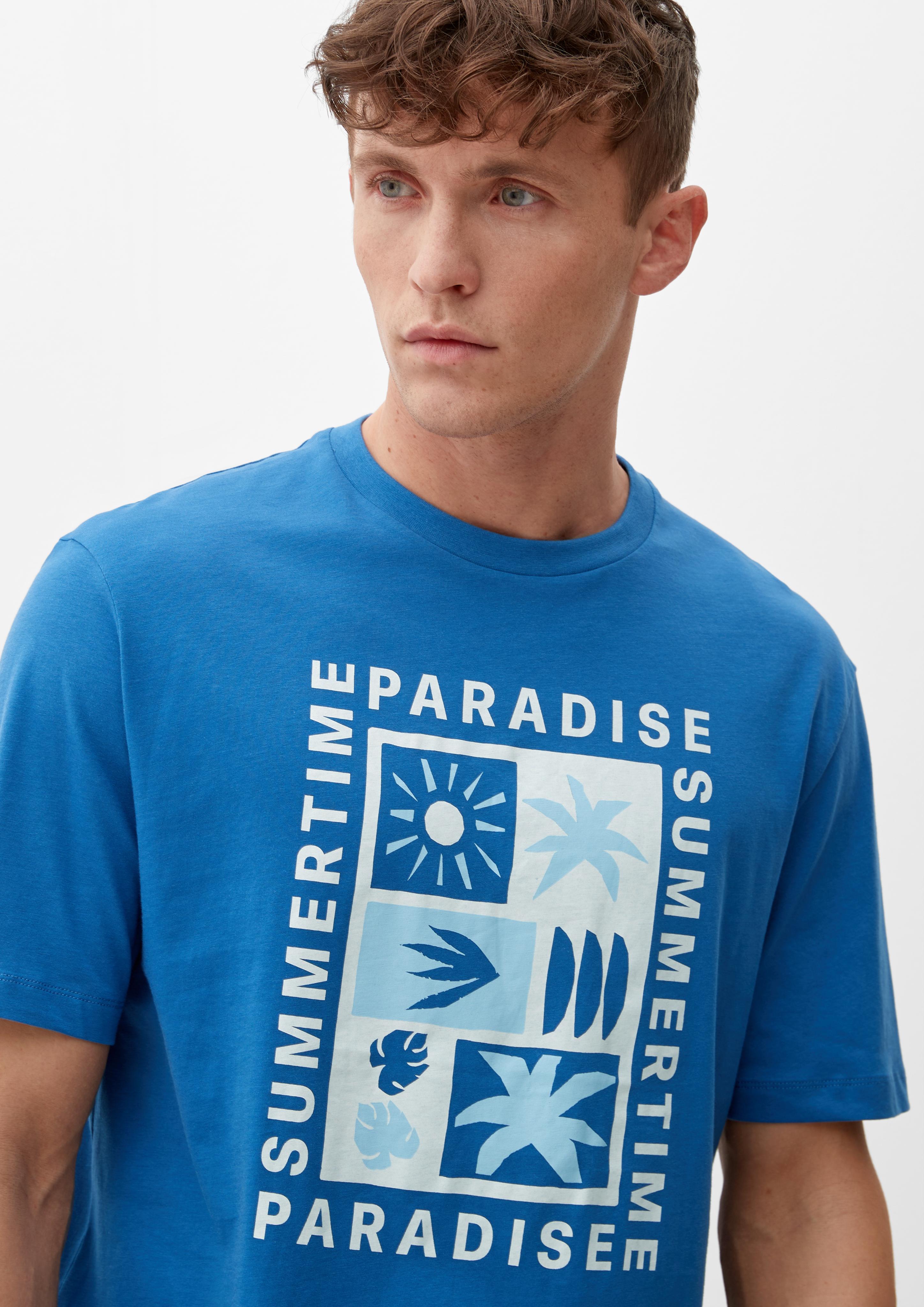 Baumwollshirt mit Frontprint  2131371-54D2