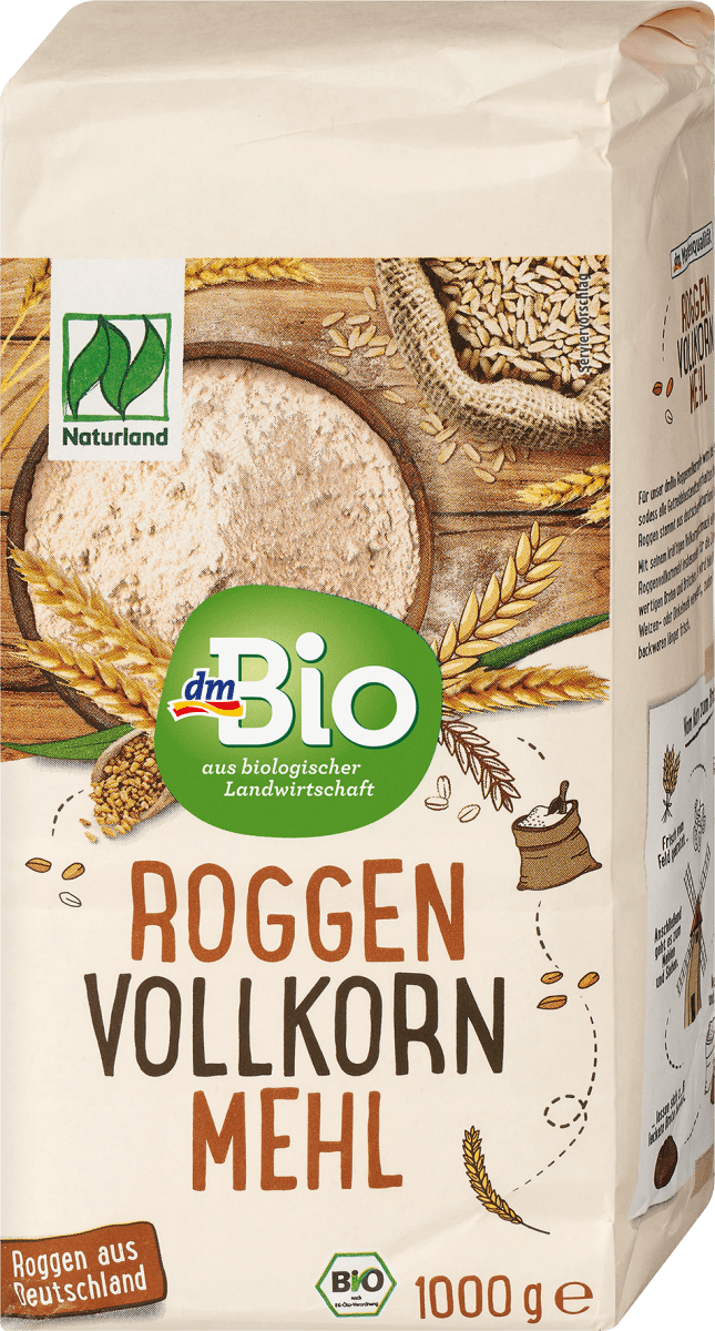 Mehl, Roggen Vollkorn, 1.000 g