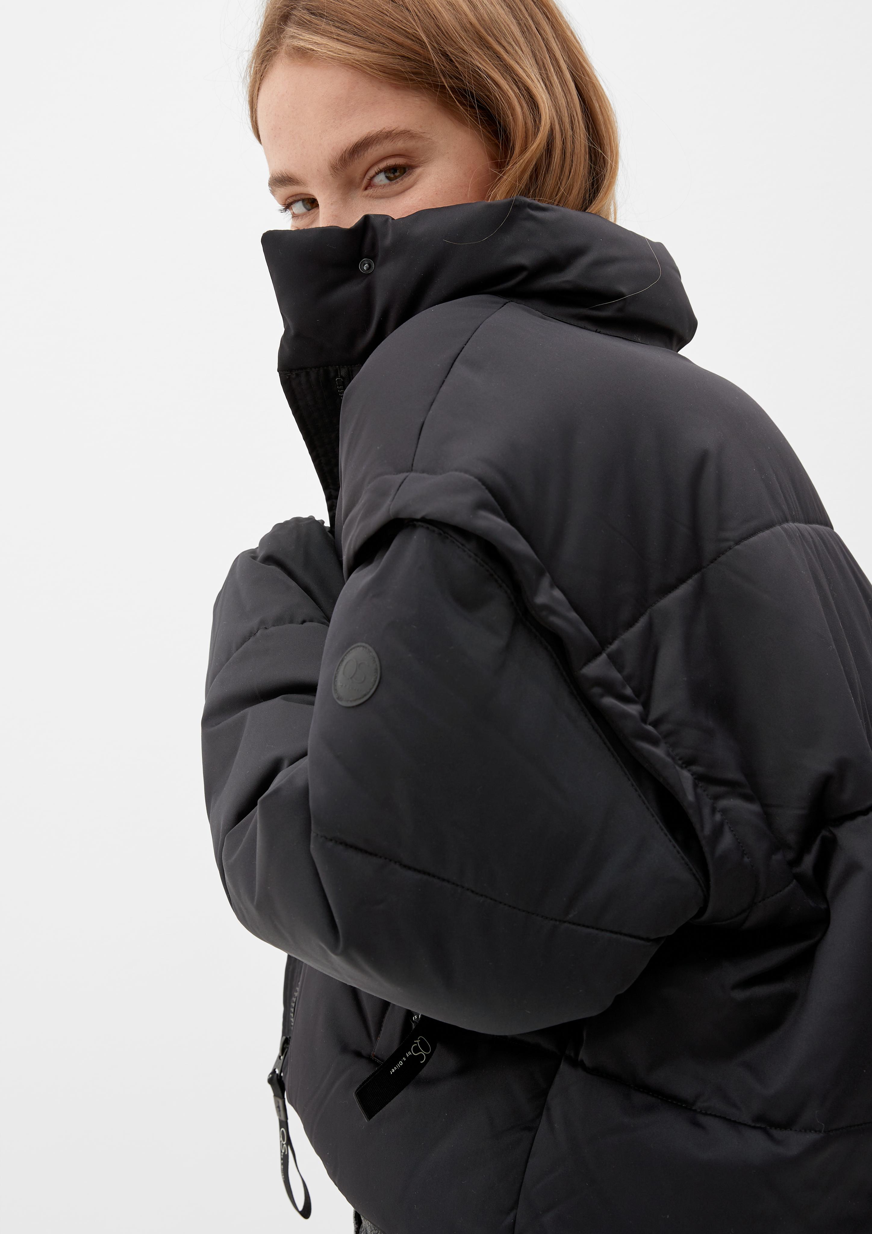 Puffercoat mit abnehmbaren Ärmeln  2116130-9999