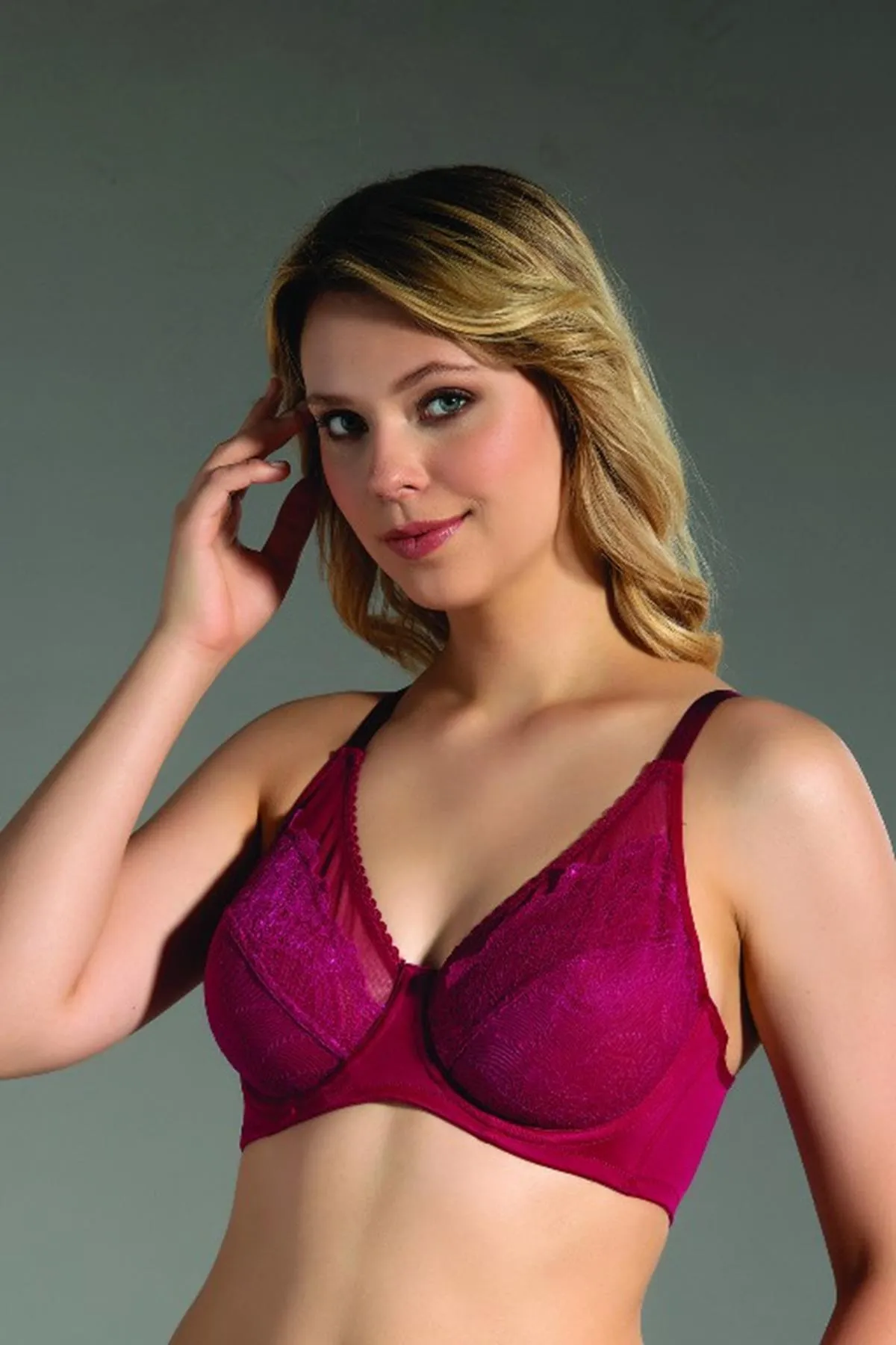 C&City  Spitzen-Minimizer-BH C12301 Pflaume