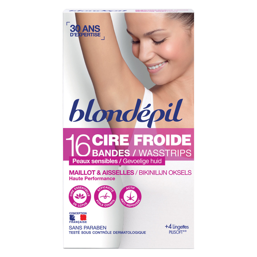 blondepil CIRE FROIDE HAUTE PERFORMANCE Maillot &Aisselles Cire froide maillot et aisselles