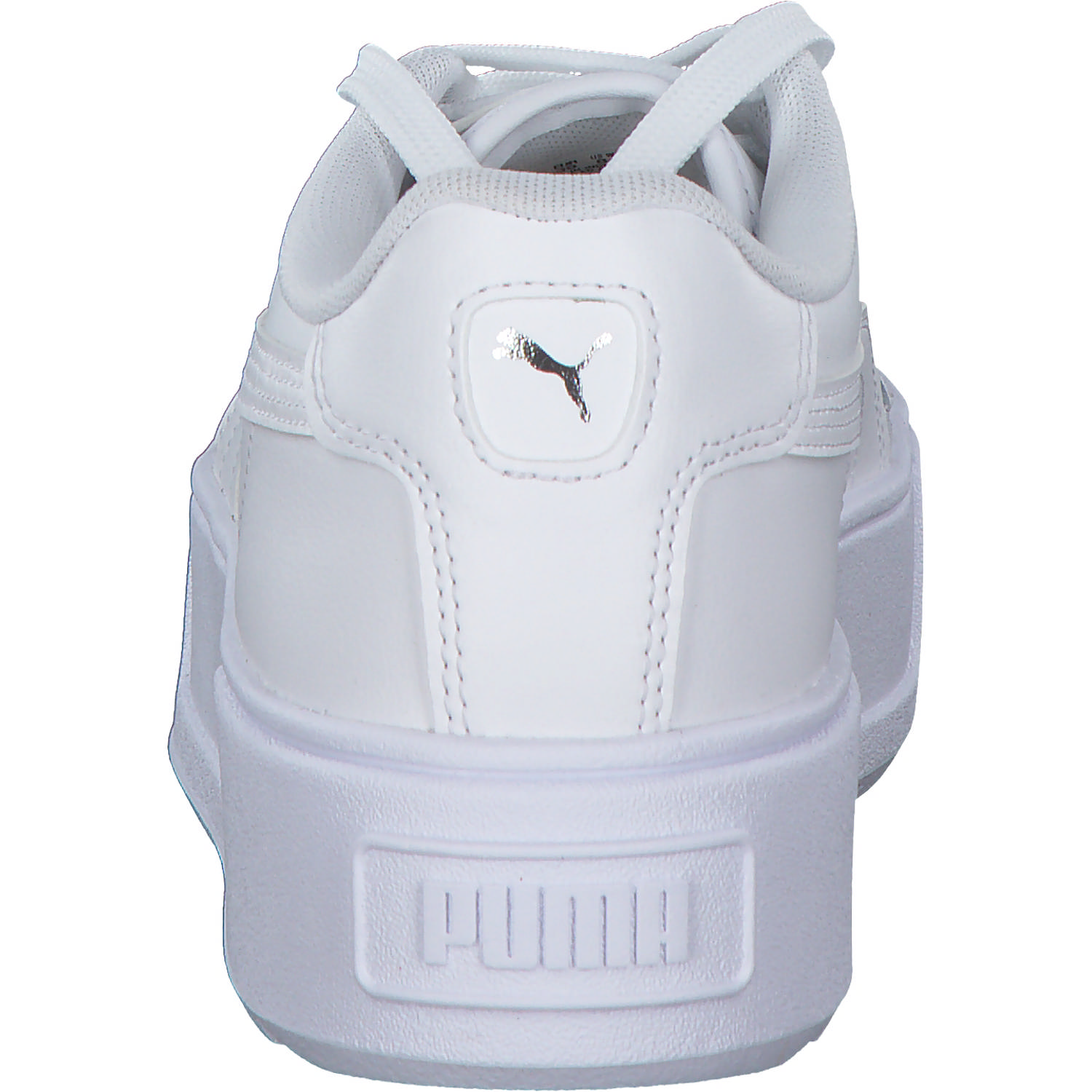 Puma Karmen L 384615, Schnürschuhe, Damen, white/white/silver