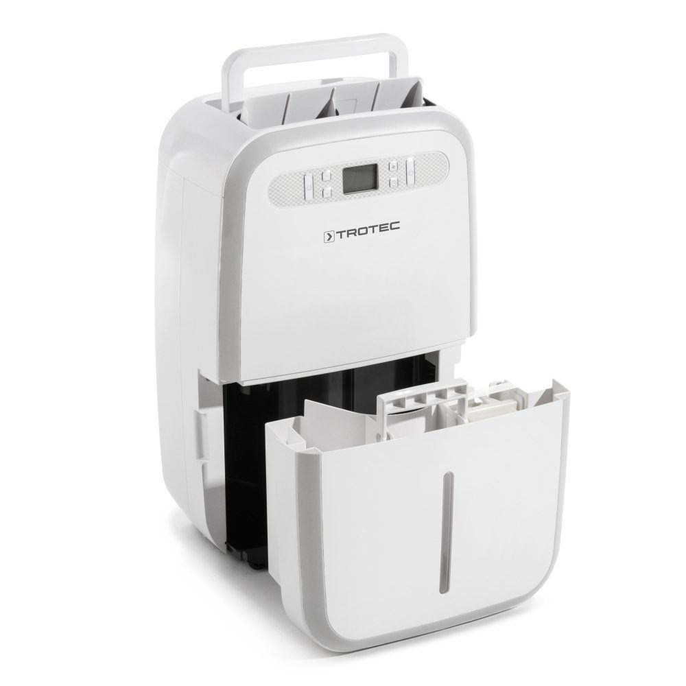 TROTEC Luftentfeuchter TTK 95 E, für 230 m³ Räume, Entfeuchtung 30,00 l/Tag, Tank 5,30 l, Entfeuchtungsautomatik mit Zielwertvorwahl zwischen 30 und 90 % r.F.