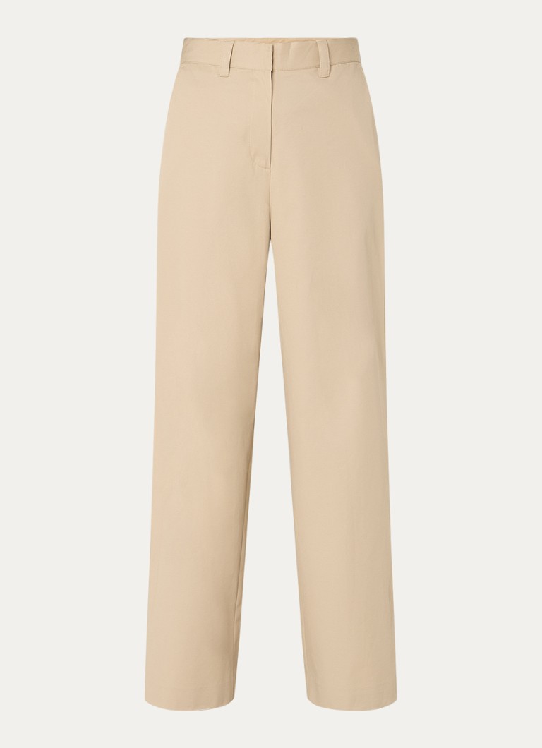 Pantaloni de lucru OLAF cu talie înaltă, cu talie largă și buzunare laterale.