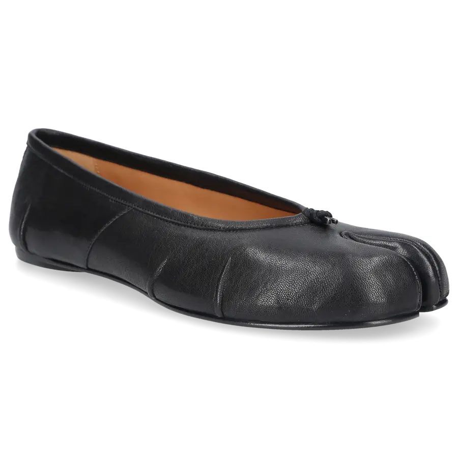 Maison Margiela - Ballerinas TABI FLAT Kalbsleder - schwarz