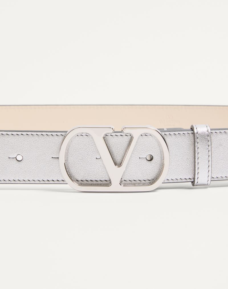 VLogo Signature Bælte i Lamineret Kalveskind 30mm